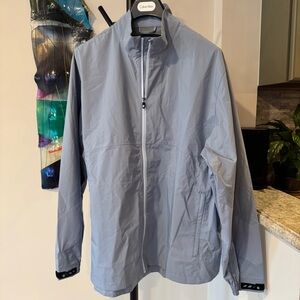 FJ FootJoy Men's blue HydroLite X golf Jacket